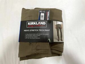 KS car Clan do men's stretch pants 36×30 khaki Tec pants large size 