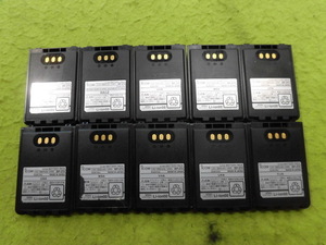 [A19089] iCOM BP-272 lithium ion battery 10 piece set secondhand goods check hour start-up is make for . is was 