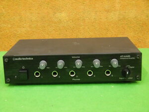 [A19284] audio-technica AT-HA65 headphone amplifier * output has confirmed V present condition goods AC adapter lack of 