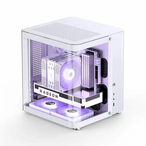 【新品未開封】Jonsbo TK-1 2.0 White 白 Micro-ATX ケース　ピラーレス