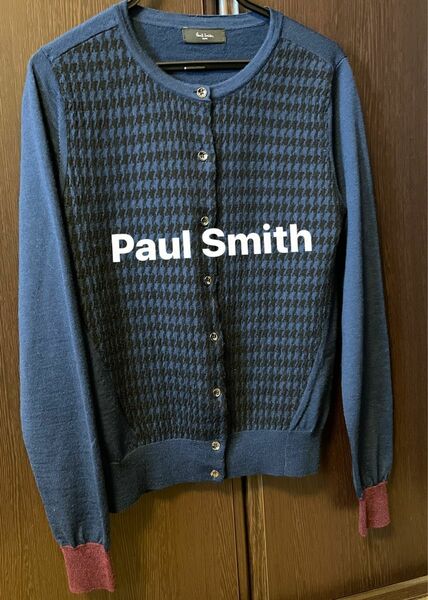 Paul Smith エレガントなカーディガン　Mサイズ　 ウール ニットカーディガン