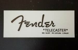 ☆Fender USA Telecaster☆補修用デカール(シール)☆ヴィンテージタイプ☆1960s 3 PAT☆ゴールド☆エイジド仕様タイプ tdg48n