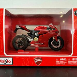 ドゥカティ DUCATI 正規品 バイク モデル ダイキャスト 1199 パニガーレ Maisto DIE CAST MODEL 1:18 の画像1