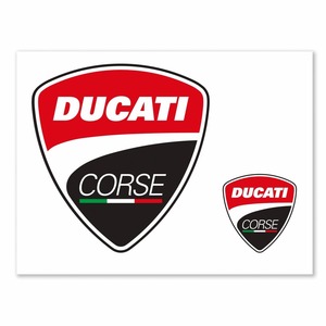 ドゥカティ 純正 Ducati Corse ステッカーセット　シールドロゴ 987700758