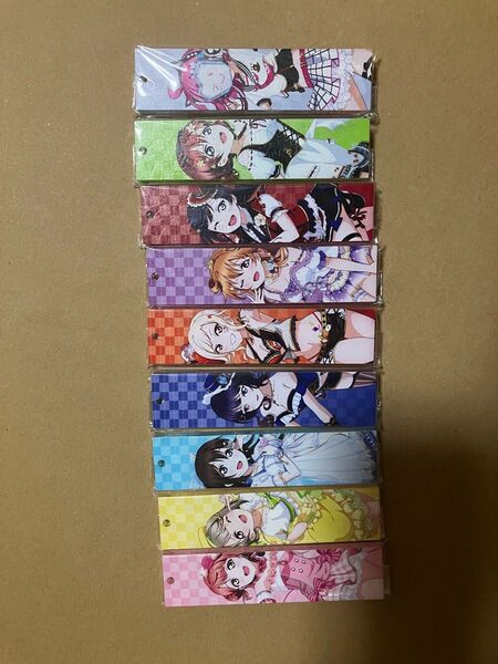 ラブライブ　虹ヶ咲　スティックアクリルキーホルダー　9人セット