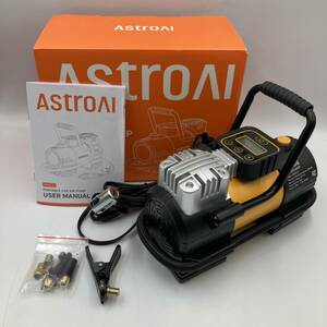 【未検品】AstroAI エアコンプレッサー タイヤ 空気入れ 自動車用 電動空気入れ 150PSI DC12V シガーソケット/Y16106-W1