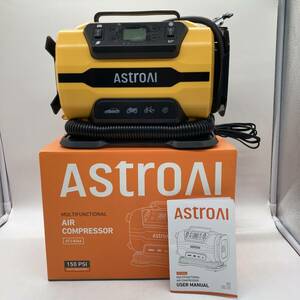 【訳あり】AstroAI エアーコンプレッサー 電動空気入れ 5 in 1 タイヤ・プール 自動車用 ATJ-8366 /Y16218-G3
