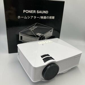 【通電確認済】 PONER SAUND GP15 WiFi プロジェクター 1080P フル /Y16228-N1