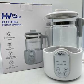 【通電のみ確認済】HEYVALUE 調乳ポット 電気ケトル 電気ポット 温度調節 保温機能付き プリセット 大容量 1.2L /Y16670-A3の画像1