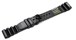 腕時計 ラバー ベルト 24mm ウレタン ブラック ブラック ダイバー 仕様 N.D.LIMITS sr01-bk-b
