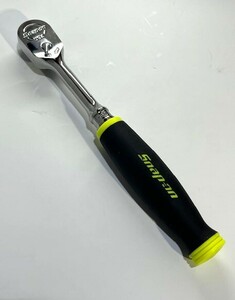 新品　スナップオン　3/8 スタンダード ラチェット　FH80 snapon ハイビジイエロー　全長24cm　snap-on 