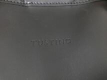 Tusting Chelsea Eco Tote タスティング　英国　本革　レザー　トートバッグ　黒_画像4