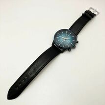 美品☆電池新品☆送料込☆セイコー SEIKO ワイアード WIRED クロノグラフ メンズ腕時計 TOKYO SORA ブルー/グリーン VD57-KJD0 AGAT420_画像8