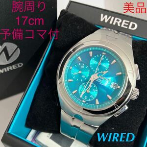  прекрасный товар * батарейка новый товар * включая доставку *SEIKO Wired WIRED зеленый мужские наручные часы первое поколение хронограф переиздание переделка модель 7T92-0TB0 AGAV116