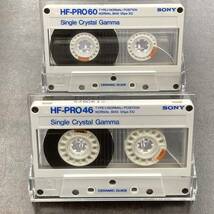 1624T ソニー HF-PRO 46 60分 ノーマル 2本 カセットテープ/Two SONY HF-PRO 46 60 Type I Normal Position Audio Cassette_画像1