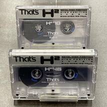 1792T 太陽誘電 H2 46 70分 ハイポジ 2本 カセットテープ/Two That's H2 40 70 Type II High Position Audio Cassette_画像4