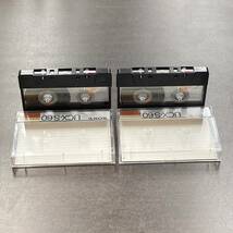 1808T ソニー UCX-S 60分 ハイポジ 2本 カセットテープ/Two SONY UCX-S 60 Type II High Position Audio Cassette_画像3