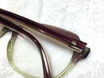 デッドストック 老眼鏡 +5.50 ツートン セル パープル 全均 ビンテージ 未使用 フレーム 昭和レトロ 太セル 眼鏡 パリ型 メンズ レディース_画像7