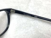 デッドストック 日本製 Ivy Leaguers セル 眼鏡 46 小ぶり 5093 ウェリントン 黒 ビンテージ 未使用 セルフレーム ブラック 昭和 レトロ_画像7