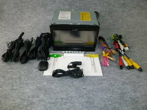 新品フィルムアンテナ付　KENWOOD　MDV-737DT　地図　2011年　メモリーナビ　フルセグTV、DVD、CD、MCT、USB、BT　動確済