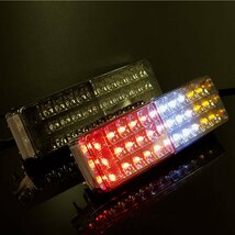 ☆即納 ジムニー スモーク テールランプ LED 72発 JA11 JA12 JA22 リフレクター付き 左右セット 車検対応 クロカン☆_画像3