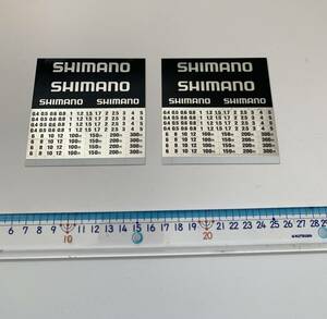 ステッカー【シマノ　SHIMANO】２枚セット