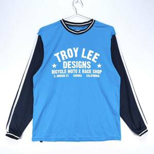 【送料無料】Troy Lee Designs(トロイリーデザインズ)/Super Retro Jersey Cyan(2785-0311)/スーパーレトロジャージ/メッシュ/シアン/M