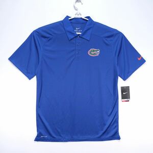 【送料無料】【未使用】NIKE/ナイキ/フロリダ大学 ゲイターズ/DRI-FIT/Coaches Polo/ドライフィット ポロシャツ/27628X-FG1/海外Mサイズ