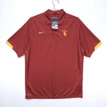 【送料無料】【未使用】NIKE/ナイキ/南カリフォルニア大学/USCトロージャンズ/DRI-FIT/Training Polo/トレーニング ポロシャツ/25840X-SC1_画像1