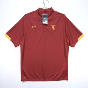 【送料無料】【未使用】NIKE/ナイキ/南カリフォルニア大学/USCトロージャンズ/DRI-FIT/Training Polo/トレーニング ポロシャツ/25840X-SC1