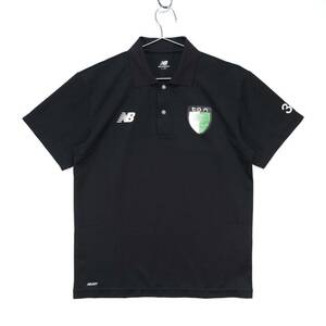 【送料無料】桐蔭学園高校サッカー部/ドライポロシャツ/支給品/New Balance/ニューバランス/ブラック/Lサイズ