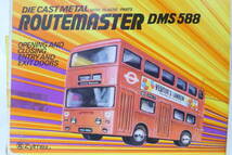 Zylmex ROUTEMASTER VISITOR'S LONDON ロンドン 2階建バス 約13cm 香港製 箱付 ニサレ_画像2