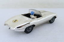 CORGI TOYS JAGUAR E-TYPE ジャガー Eタイプ クローム 箱無 1/45 イギリス製 ナレ_画像2