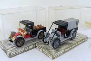 MINIALUXE 1910 RENAULT CAMION GUERRE ルノー 樽トラック 軍用 箱付 2台 1/43 フランス製 イロレ