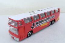 ロングトミカ J.LEAGUE BUS 名古屋グランパス Jリーグバス 箱無 中国製 LONG TOMICA ハレ_画像1