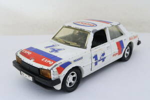 matchbox Super Kings PEUGEOT 305 RALLYE プジョー キズ 難有 箱無 1/36? 約12cm イギリス製 イイレ