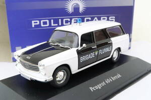 ATLAS PEUGEOT 404 Break POLICE プジョー パトカー 箱付 1/43 イロコ