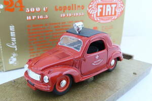 brumm r24 FIAT 500C topolino fuoco フィアットトポリーノ 消防 箱付 1/43 イタリア製 イニレ