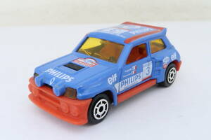 majorette RENAULT Maxi 5TURBO PHILIPS Renault maxi thank turbo box less 1/53 France made width 