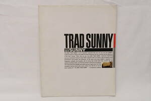  catalog NISSAN NEW TRAD SUNNY Nissan trad Sunny Showa era 62 year approximately 25x30cm middle ..32 page ikore