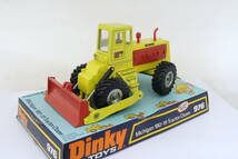 DINKY MICHIGAN TRACTOR DOZER トラクタードーザー 約14.5cm イギリス製 ヨレレ_画像1