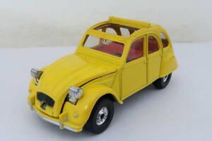 CORGI CITROEN 2CV シトロエン 黄色 イギリス製 箱無 1/36? イイレ