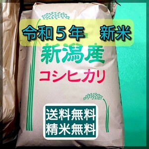 新米！新潟コシヒカリ玄米30kg