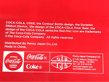 美品 コカ・コーラ PJ-TC01 ティッシュケース レッド サイズ25.5cm×13cm×9cm ポーチ レッド×ホワイト 2点セット_画像3