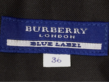 バーバリー ブルーレーベル サイズ 36 キュロットスカート チェック柄 ウール レディース ボトムス BURBERRY_画像4