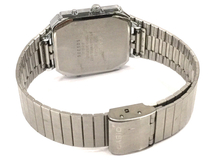 カシオ クォーツ 腕時計 AQ-440 アナデジ 未稼働品 ユニセックス 純正ブレス ファッション小物 CASIO_画像7
