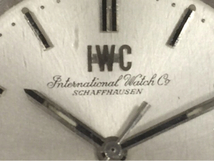 インターナショナルウォッチカンパニー IWC シャウハウゼン 自動巻き 腕時計 メンズ シルバー文字盤 稼働 社外ベルト_画像8