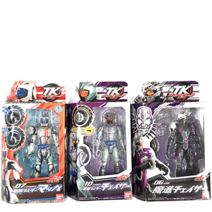 仮面ライダードライブ TKシリーズ 06 魔進チェイサー フィギュア 他 07 マッハ 等 ホビー 玩具 保存箱付 計3点