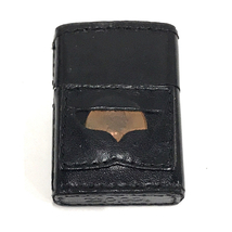 送料360円 ジッポー オイルライター 喫煙具 喫煙グッズ コイン付きレザーケース ZIPPO 同梱NG_画像1