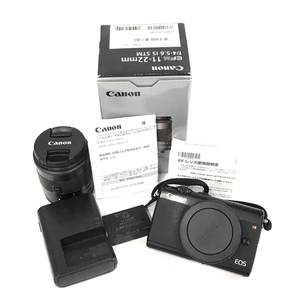 1円 Canon EOS M100 EF-M 11-22mm 1:4-5.6 IS STM ミラーレス一眼 デジタルカメラ 光学機器 C180818